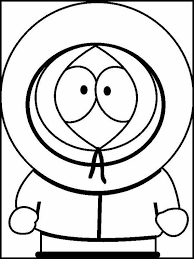 Simple south park coloring page to print and color for free. Coloring Pages South Park 1