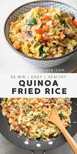 Quinoa Fried Rice Healthy 30 Min Recipe The Simple Veganista Tasty Pasta Veggie Stir Fry Recipes Healthy