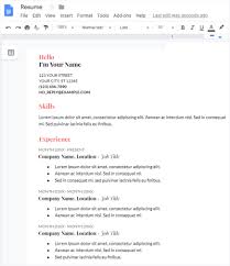 10 Downloadable Google Docs Resume Templates Guide
