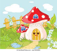 A fairy house that sticks out will also attract trolls, or other predators, which hurt fairies and gnomes. Cartoon Landscape With A House Of Gnome Canstock