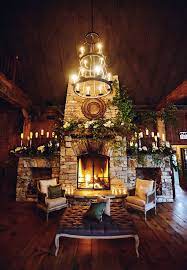 A Glamorous Barn Wedding At Old Edwards Inn In Highlands Nc Wedding Fireplace Old Edwards Inn Barn Wedding