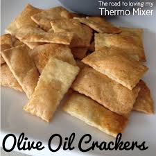 Olive Oil Crackers The Road To Loving My Thermo Mixer Recipe Olive Oil Crackers Thermomix Recipes Cracker Recipes