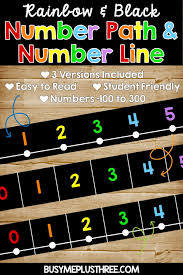 Number Path For Classroom Wall Number Line Classroom Decor Line Math