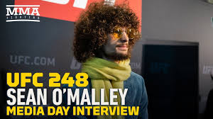 Sean o'malley is an american mixed martial artist who is currently signed to the ufc and also competes in its bantamweight division. Ufc 248 Sean O Malley Says Being Told Of Usada Violation Hits You In The Heart Mma Fighting Youtube