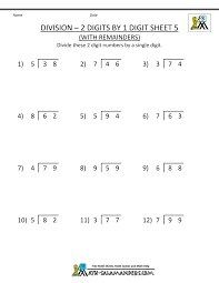 division worksheets 3rd grade