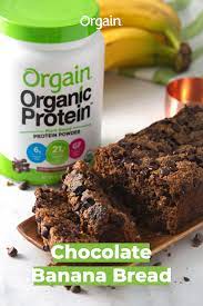 Chocolate Protein Banana Bread Protein Banana Bread Chocolate Protein Recipes Chocolate Banana Bread