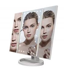 Quality service and professional assistance is provided when you shop with aliexpress, so don't wait to take advantage of our prices on these and other items! Orren Ellis Virgil Led Tri Fold Vanity Mirror 2x And 3x Magnifications 24 Dimmable Natural Lights Touch Screen Adjustable Countertop Table Mirror With Cosmetic Stand Reviews Wayfair