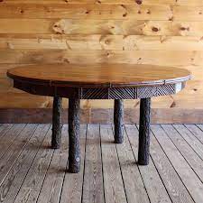 You might want a round rustic kitchen table for a. 60 Round Rustic Dining Table Handmade Adirondack Rustic Furniture Dartbrook Rustic Goods