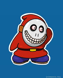 Shy Guy In The Night Mare Before Christmas Shy Guy Guys Drawings First, give yourself a scale size to see how large you want the faces on the paper to be. shy guy in the night mare before