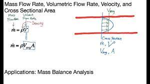 Kg/s g/s kg/min kg/hour kg/day ton/s pound/s. Mass Flow Rate Volume Flow Rate Velocity And Cross Sectional Area Youtube