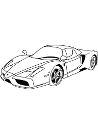 Ferrari Enzo Coloring Pages Ferrari Enzo Ferrari Race Car Coloring Pages