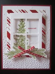 Thinlits Foyer Et Cheminee Carte De Voeux Noel Cartes De Noel Faites Maison Cartes De Noel Faciles
