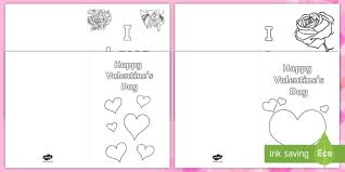 Simply modify its layout, text content, font color, font size, text alignment, rotate or clip images to. Valentine S Day Card Coloring Templates Teacher Made