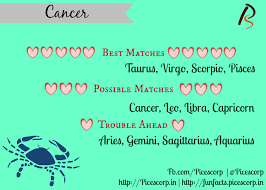 You can enjoy yourselves much more as a couple by knowing how well matched you are and your genuine potential for happiness. Cancer Compatibility