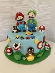 Mario cake for my sons 10th birthday. Super Mario Cake Cake By Doroty Cakesdecor