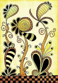 Fantasy Garden Tangle Art Zentangle Patterns Tangle Patterns