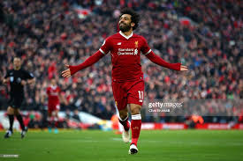 Mohamed Salah Of Liverpool Celebrates Scoring His Side S Second Goal During The Premier League Match Between Liv Premier League Liverpool Goals Salah Liverpool