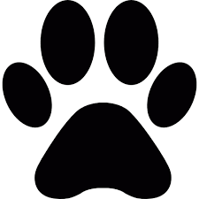 animal paw print shape icons free download