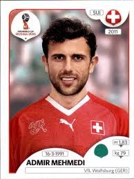 We did not find results for: Admir Mehmedi Switzerland Fifa World Cup Russia 2018 Sticker 390