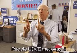 Bernie sanders can give it as good as he gets, as our camera guy found out when he asked the senator about larry david's 'snl' impression. Larry David People Love Me Gif Larrydavid Peopleloveme Snl Discover Share Gifs