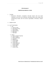 Daun jeruk purut dalam soxhket diekstraksi. Percobaan Iii