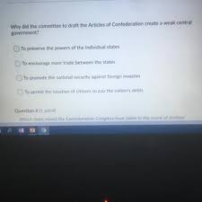 In the majority of modern democracies power is divided among three branches of government: Why Did The Committee To Draft The Articles Of Confederation Create A Weak Central Government To Brainly Com
