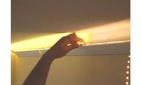 Cove lighting is a form of indirect lighting built into ledges, recesses, or valences in a ceiling or high on the walls here is a variation on the theme video tutorial of a diy project that is very easy to follow. Diy Led Cove Lighting Novocom Top