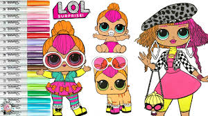 For boys and girls, kids and adults, teenagers and toddlers, preschoolers and older kids at school. Lol Surprise Dolls Coloring Book Page Neon Family Lol O M G Neonlicious Neon Kitty Neon Qt Youtube