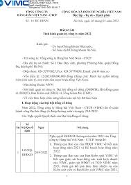 BÁO CÁO Tình hình quản trị công ty năm 2022 Kính gửi: - Ủy ban ...