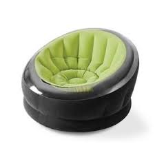 Intex Empire Inflatable Blow Up Lounge Dorm Camping Chair For Adults Lime Green Lowes Com In 2020 Inflatable Furniture Camping Chairs Camping Chair