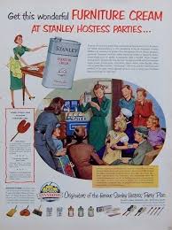 1952 Print Ad Stanhome Stanley Home Products Furniture Cream Hostess Parties Print Ads Vintage Advertisements Vintage Ads