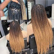 Ombre Box Braids Crochet Hair 24 Inch Medium Box Braid Pre Looped Crotchet Box B In 2021 Box Braids Hairstyles Box Braids Styling Box Braids Hairstyles For Black Women