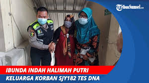 Korban yang teridentifikasi atas nama indah halimah putri dan agus minarni. Download Ibunda Indah Halimah Putri Keluarga Korban Sjy182 Tes Dna Semoga Cepat Ditemukan Daily Movies Hub