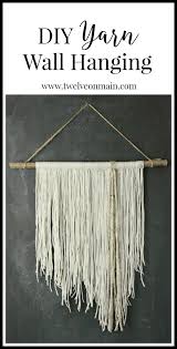 Follow our 8 easy steps for a diy wall hanging that will be the envy of your families and friends. Diy Yarn Wall Hanging My Thoughts Twelve On Main