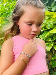 18K Gold Filled Evil Eye Baby Bracelet: Protection Jewelry