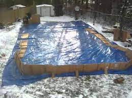 Backyard Hockey Rink Backyard Hockey Rink Backyard Ice Rink Outdoor Ice Skating