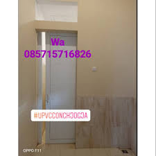 Sliding door / pintu geser tikung wina sliding door adalah sistim bukaan pintu garasi dengan cara harga paket komponen pintu garasi sliding tikung wina : Pintu Kamar Mandi Panel Geser 1 Daun Upvc Conch Putih Shopee Indonesia