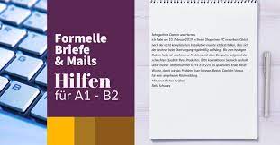 Ich möchte mein bedauern anlässlich des unfalls, infolge dessen sind sie geschadet. Formeller Brief Ubungen Zum Prufungsmodul Schreiben Deutsch A 1 A 2 B 1 Fur Den Deutschtest Deutsch Blog Com