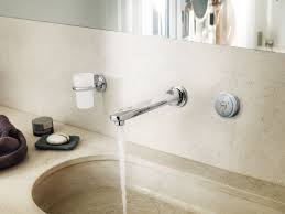 Grohe Veris F Digital The Convenience Of Digital Technology Wall Mount Faucet Bathroom
