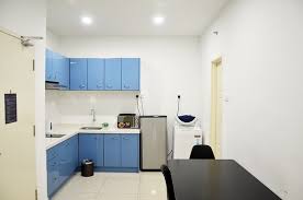 Penang is considered as the food capital of malaysia and you will definitely find wide varieties of food within the vicinity. Kitchenette With Washing Machine And Dining Table Picture Of Vouk Suite At Mansion One Penang Island Tripadvisor