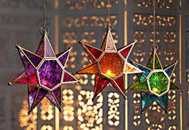 Moroccan glass hanging lantern tealight holder candle home lighting red. Moroccan Style Star Hanging Lantern Tealight Candle Holder Teal Purple Or Red Lantern Tea Light Holders Hanging Lanterns Glass Stars