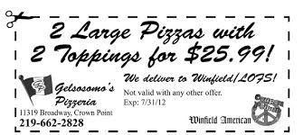 Coupon Advertising Winfield American Region Communications