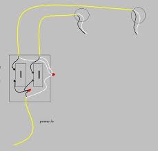 Connect the two whites together. How To Wire Two Light Switches With 2 Lights With One Power Supply Diagram Electrical Wiring Home Electrical Wiring Light Switch Wiring