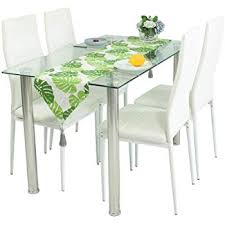 Check spelling or type a new query. Qihang Uk Glass Dining Table With Storage Shelf 2 Tier Kitchen Table Chrome Rectangular Dining Room Table With Solid Metal Legs 120 60 H75cm For 2 6 People Dining Guest Receiving Furniture Dining Room Furniture