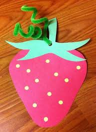 strawberry craft crafts and worksheets for preschool