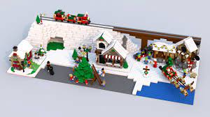 Epingle Par Birdy Sur Lego Noel Lego Village De Noel Lego Noel Lego Winter