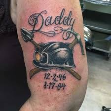 Beer bottle, flowers and cross denotes the lover's heartfelt pain for her departed beloved. 117 Rip Tattoos To Keep Your Loved One S Memories Alive