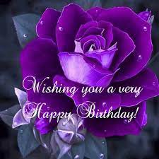 Maybe you would like to learn more about one of these? Pin By Angela Edwards On Happy Birthday Happy Birthday Flower Purple Happy Birthday Happy Birthday Greetings