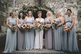 Gilbert Whites House Barn Wedding Joyful Relaxed With Bright Orange Roses A Touch Of Copper In 2019 Bridesmaids Bridesmaid Dresses Wedding Wedding Dr