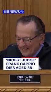 Caprio was known as the "nicest judge in the world", gaining international  recognition with his courtroom reality show 'Caught in Providence'. #9News 